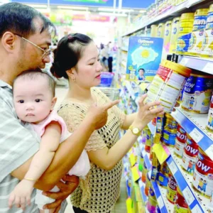 Tình hình tiêu thụ sữa trong nước